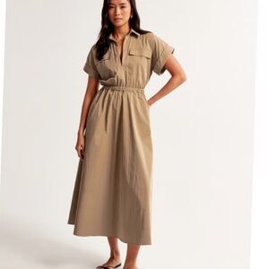 Abercrombie & Fitch maxi utility dress